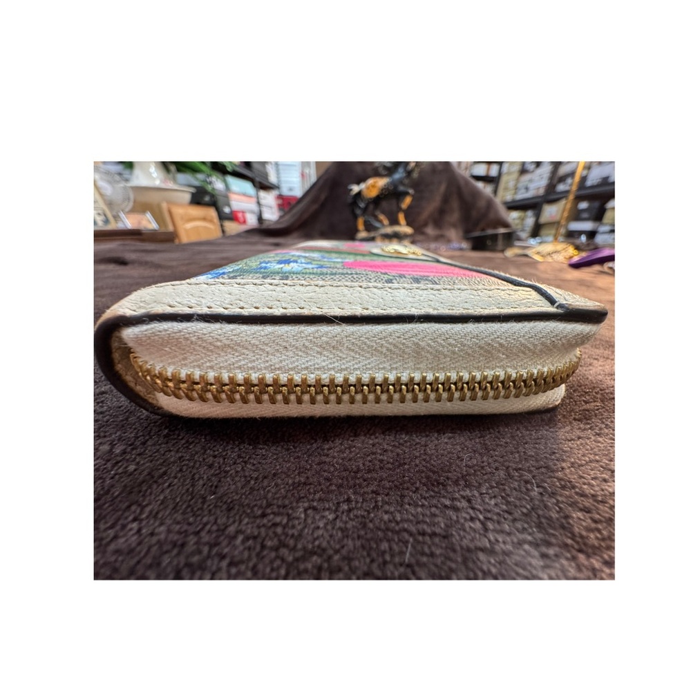 Authentic Gucci Ophelia Floral GG Glora Continental wallet EUC - Picture 6 of 8